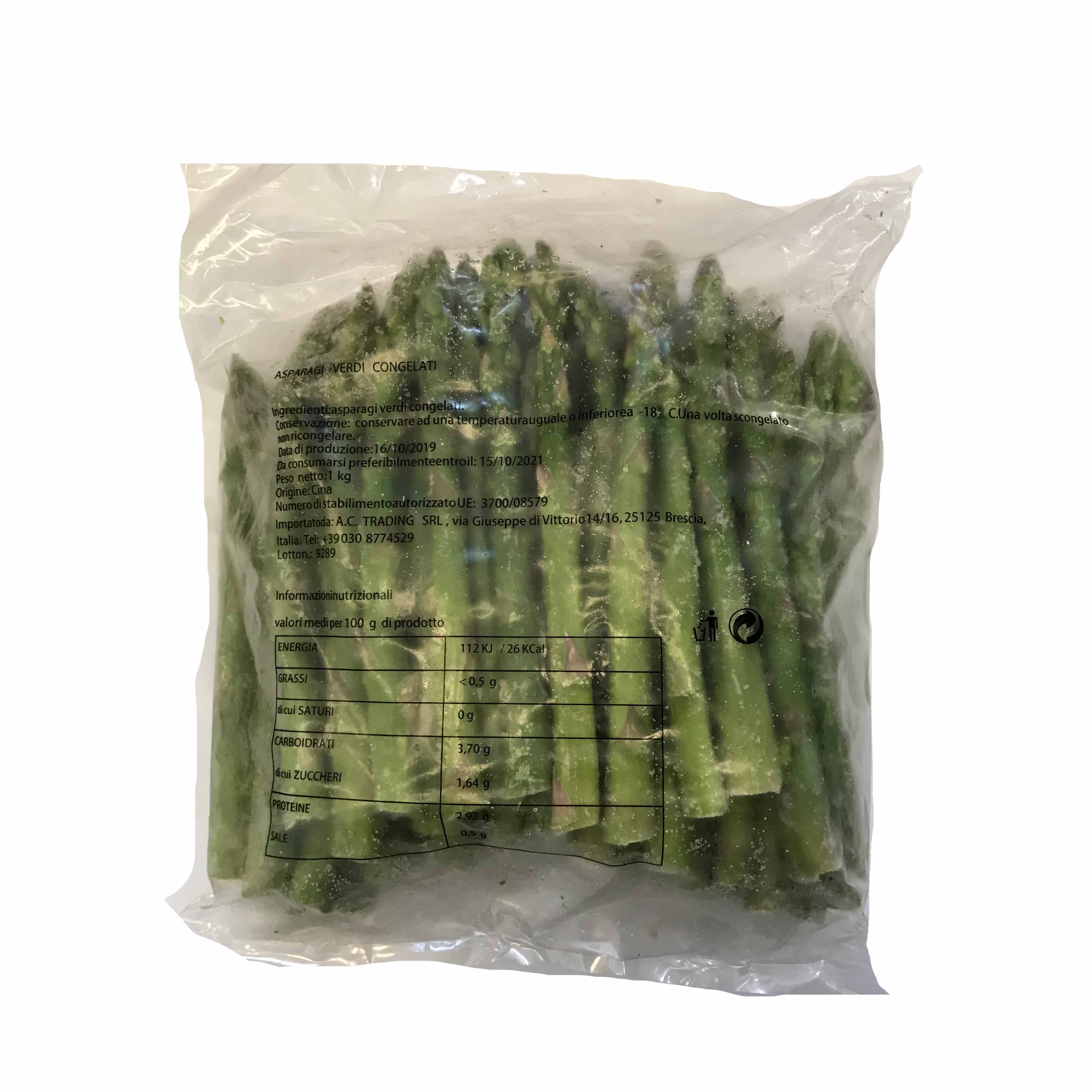 PUNTA ASPARAGI 10MM-16MM CONG. 10KG 芦笋